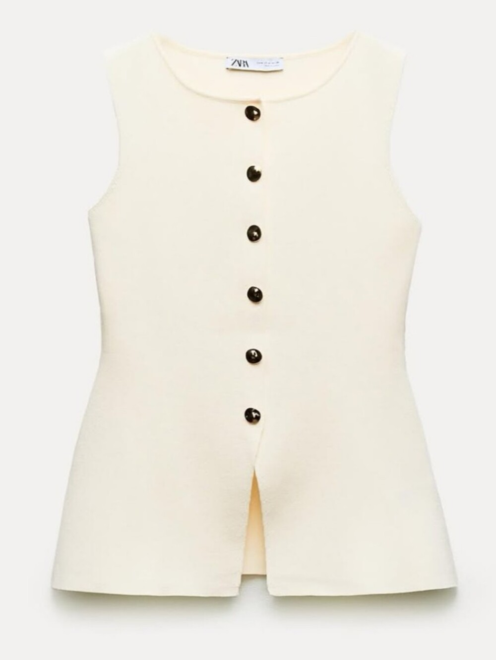 NWOT ZARA Knit Waistcoat Top